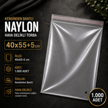 40x55+5 Kendinden Bantlı Naylon 1.000 Adet