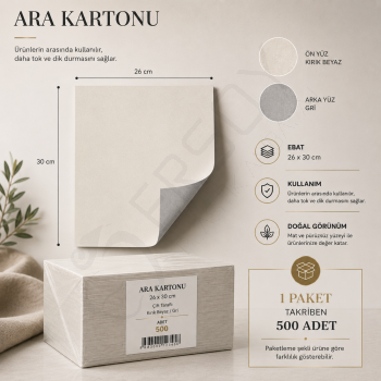 26x30 Ara Kartonu 500 Adet