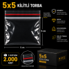 5x5 Kilitli Torba (2.000 Adet)