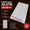 26x40+5 Kendinden Bantlı Jelatin 1.000 Adet