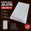 28x40+5 Kendinden Bantlı Jelatin 1.000 Adet