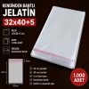 32x40+5 Kendinden Bantlı Jelatin 1.000 Adet