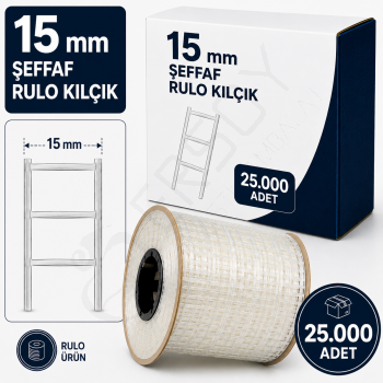 Şeffaf Rulo Kılçık 25.000 Adet