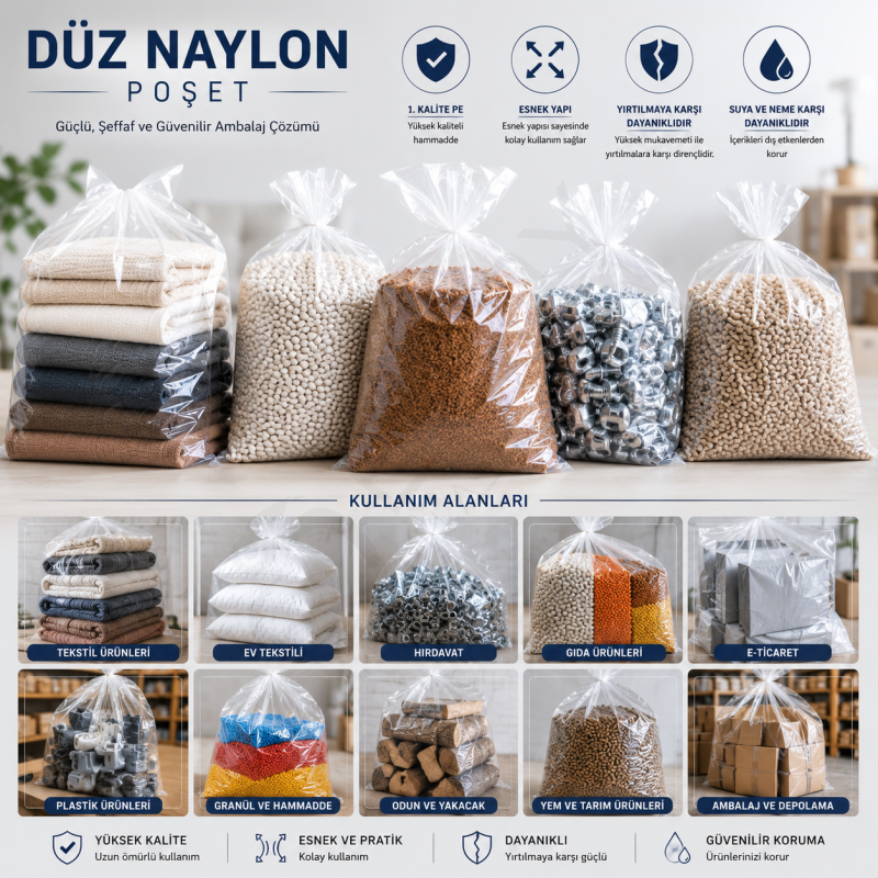 20x30 Düz Naylon 25 Kg.