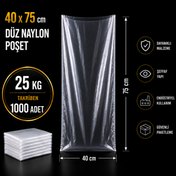 40x75 Düz Naylon 25 Kg.