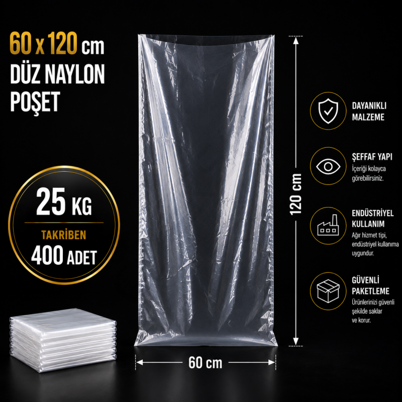 60x120 Düz Naylon 25 Kg.