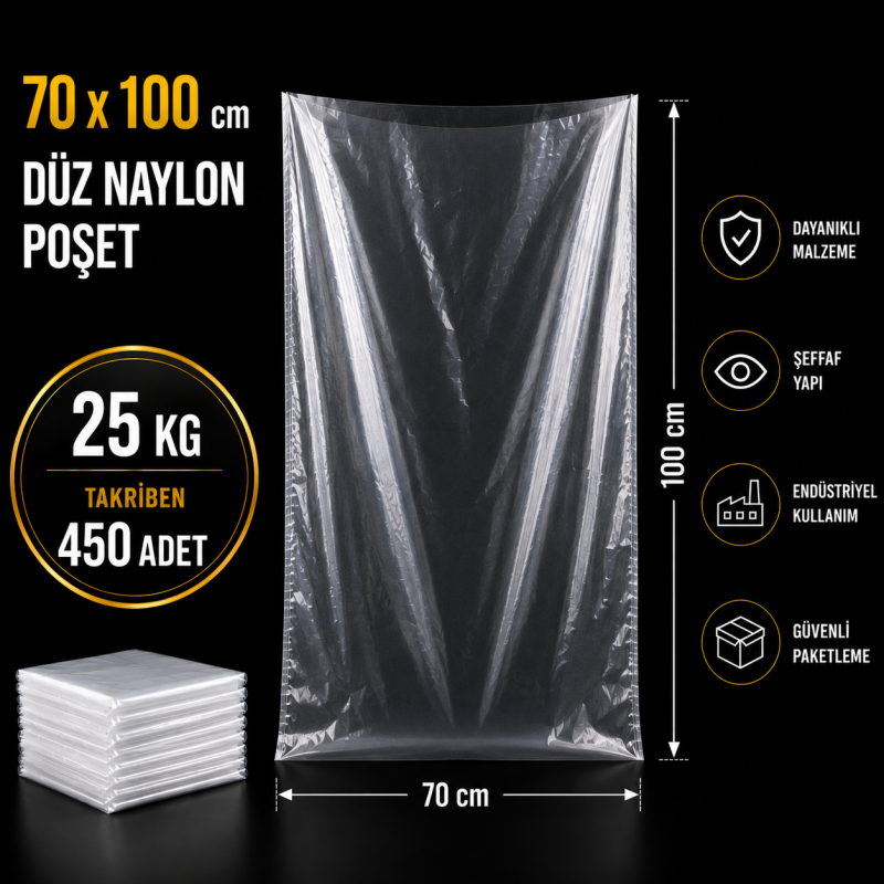 70x100 Düz Naylon 25 Kg.