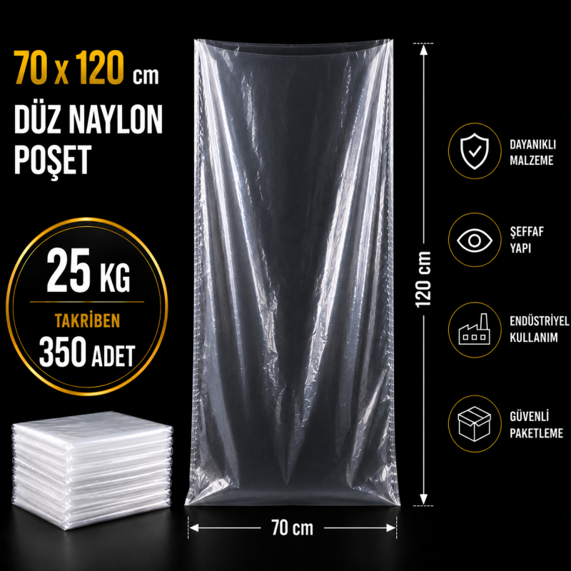 70x120 Düz Naylon 25 Kg.