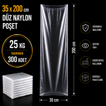 35x200 Düz Naylon 25 Kg.