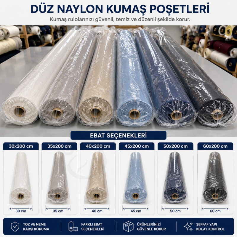40x200 Düz Naylon 25 Kg.