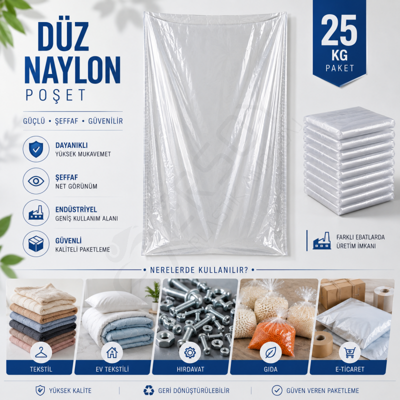 40x200 Düz Naylon 25 Kg.