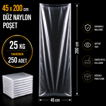 45x200 Düz Naylon 25 Kg.
