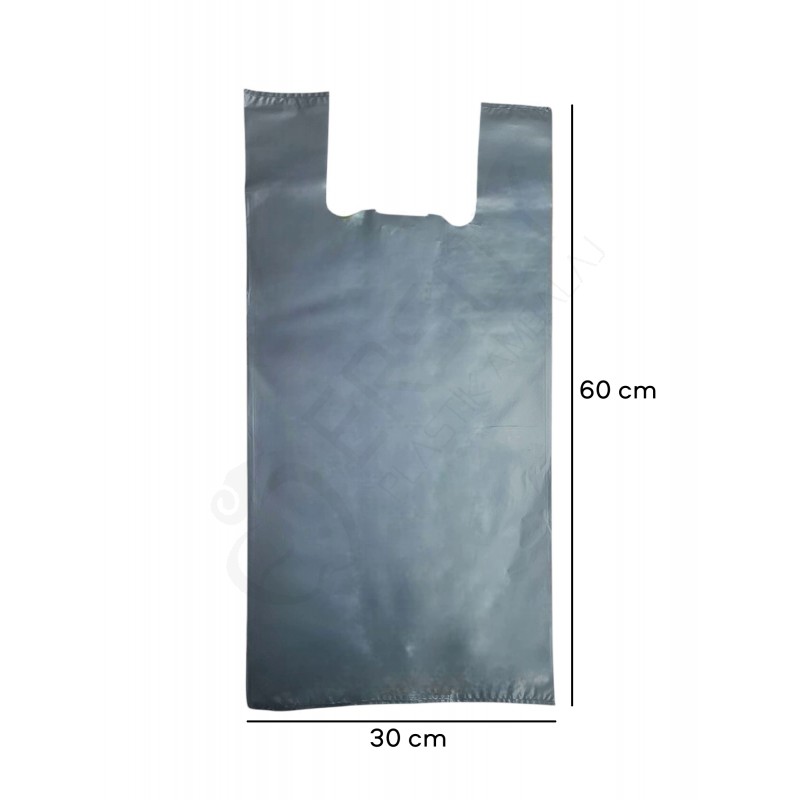 30x60 Siyah Atlet Poşet