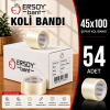45x100 Şeffaf Koli Bandı 54 Adet