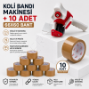 Geniş Koli Bant Makinesi + 10 Adet 66x50 Bant