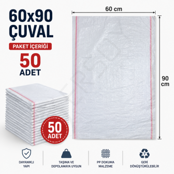 60x90 Çuval 50 Adet
