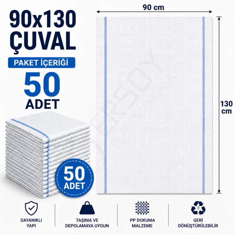 90x130 Çuval 50 Adet