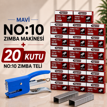 Zımba Makinesi No:10 Mavi