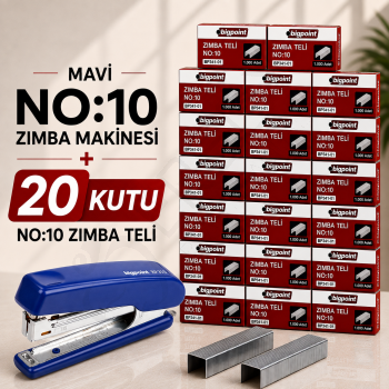 Zımba Makinesi No:10 Mavi