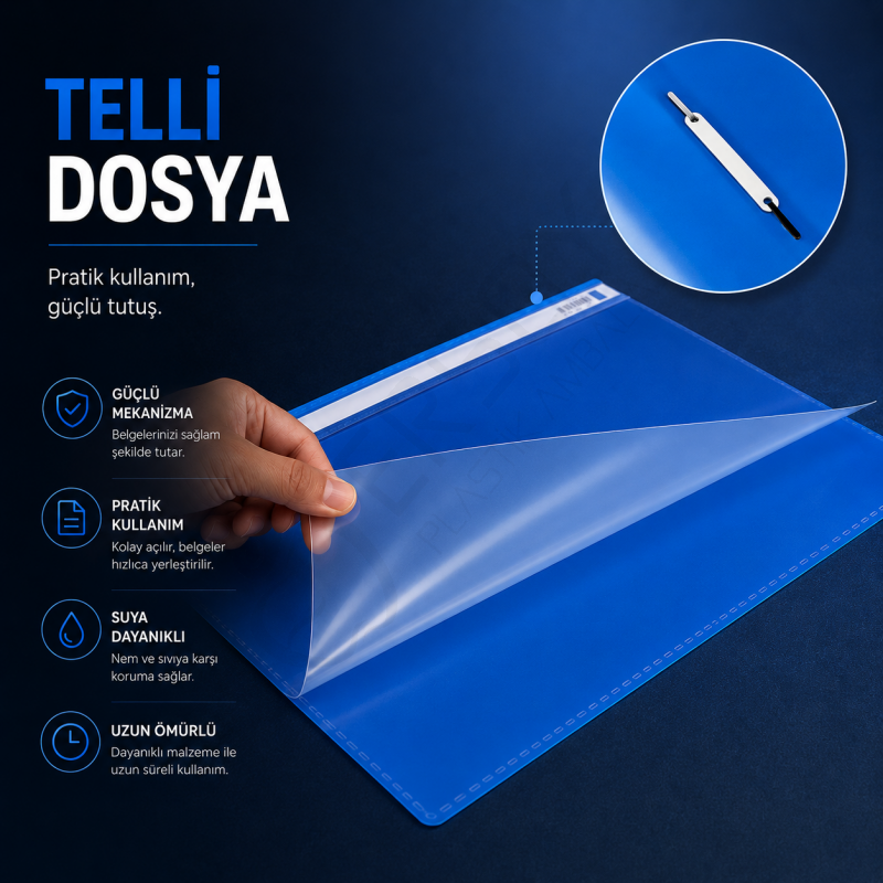 Telli Dosya Yeşil 50 Adet