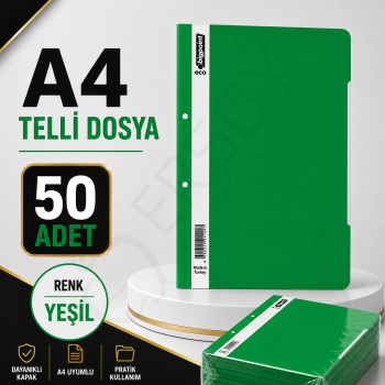 Telli Dosya Yeşil 50 Adet