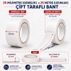 Çift Taraflı Bant 25 mm x 25 m