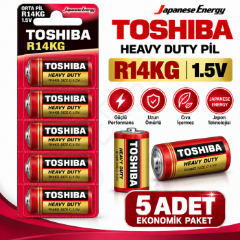 Toshiba R14KG Orta Pil 5 Adet