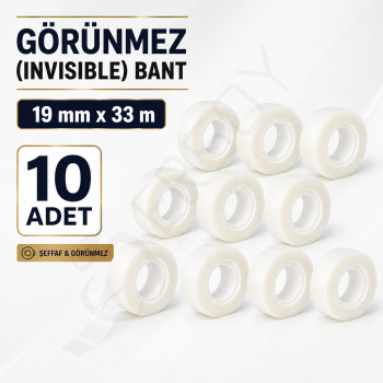 Görünmez (Invisible) Bant 19 mm x 33 m