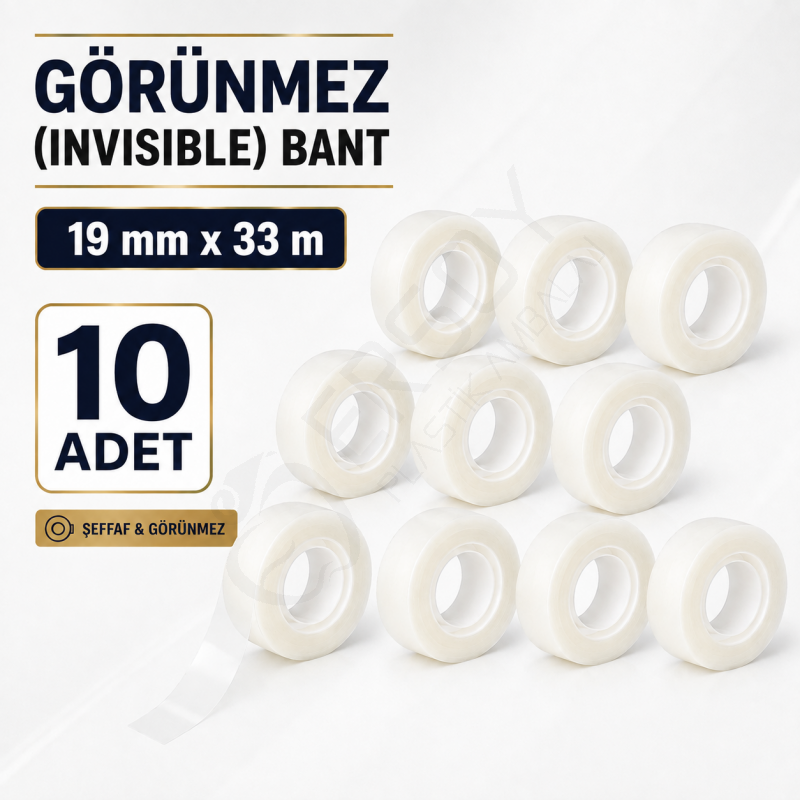 Görünmez (Invisible) Bant 19 mm x 33 m