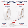 Çift Taraflı Bant 15 mm x 25 m