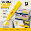 Fosforlu Kalem Sarı 12 Adet