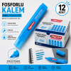 Fosforlu Kalem Mavi 12 Adet