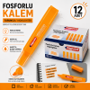 Fosforlu Kalem Turuncu 12 Adet