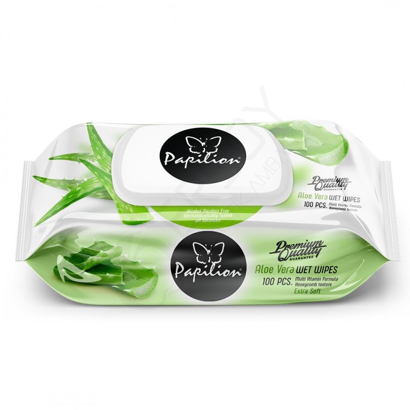 Islak Mendil Aloe Vera 100 Adet Islak Mendil Aloe Vera 100 Adet