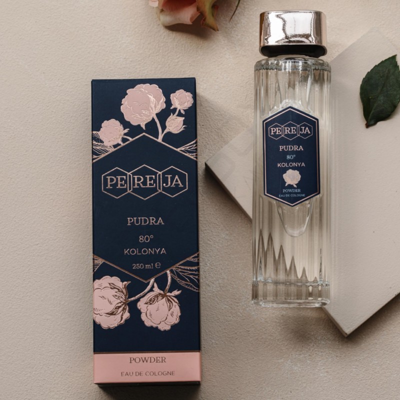 Pereja Kolonya Pudra 250 ml Cam Şişe Pereja Kolonya Pudra 250 ml Cam Şişe