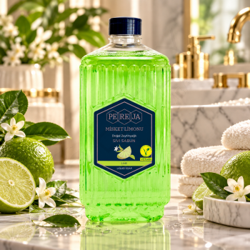 Pereja Sıvı Sabun Misket Limonu Doğal Zeytinyağlı - 1500 ml