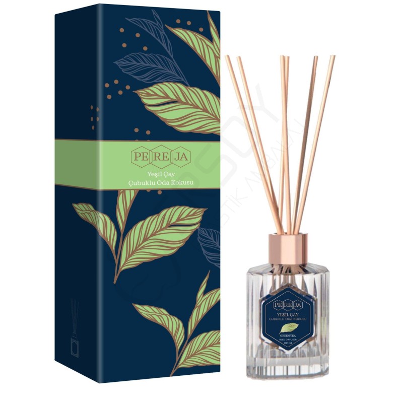 Pereja Premium Çubuklu Oda Kokusu Yeşil Çay 100 ml Pereja Premium Çubuklu Oda Kokusu Yeşil Çay 100 ml