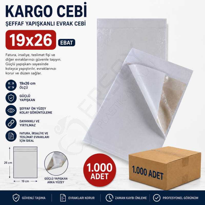 19x26 Ebat Kargo Cebi