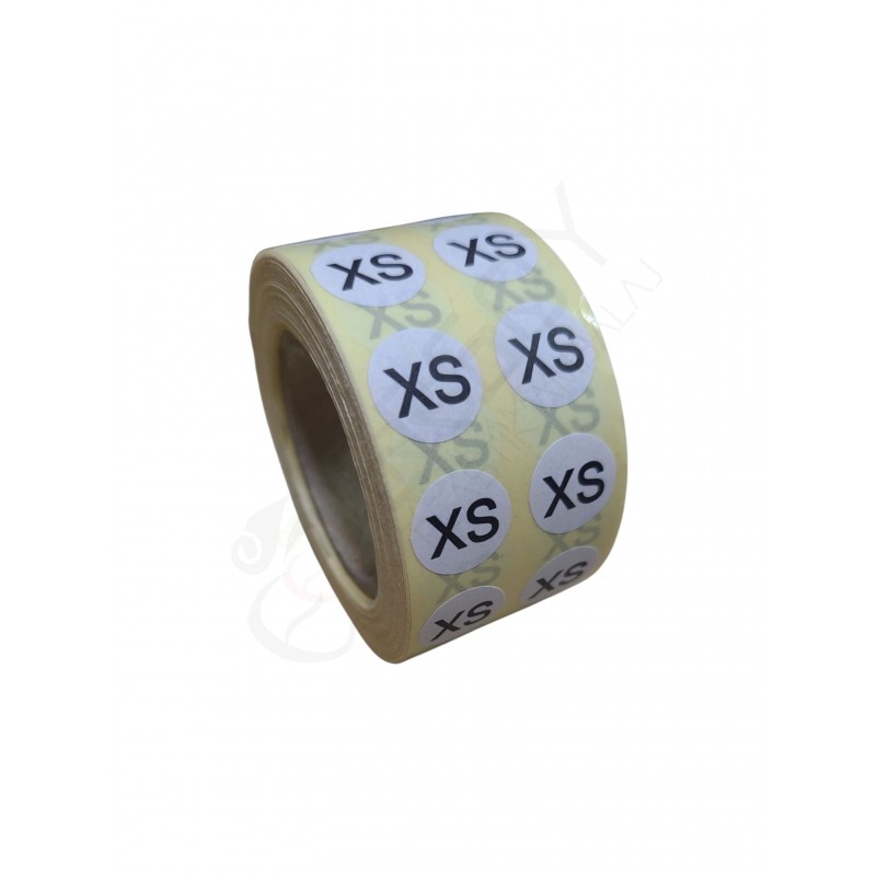 15 mm Çap Beden Etiketi 2000’li Rulo (XS) 15 mm Çap Beden Etiketi 2000’li Rulo (XS)
