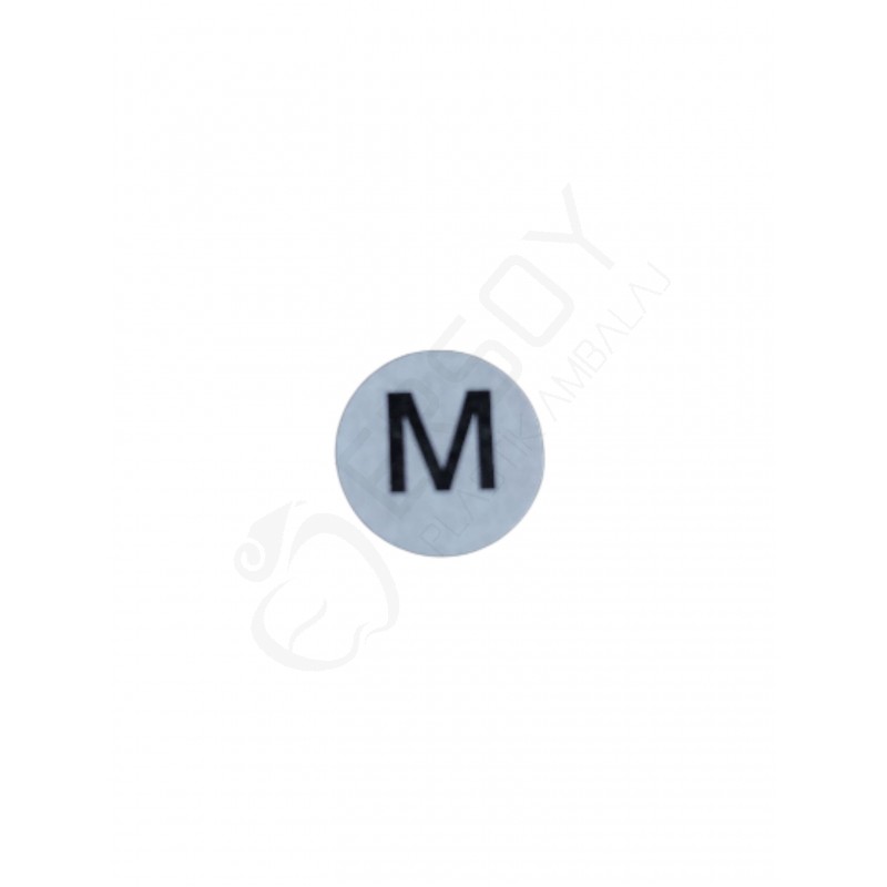 15 mm Çap Beden Etiketi 2000’li Rulo (M) 15 mm Çap Beden Etiketi 2000’li Rulo (M)