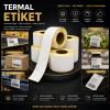 Termal Etiket 20 mm x 40 mm 5 Rulo