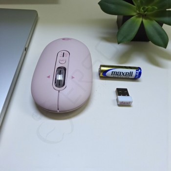 Daxi MX600 Luna Pro Dual-Mode Wıreless Bluetooth Mouse Pembe