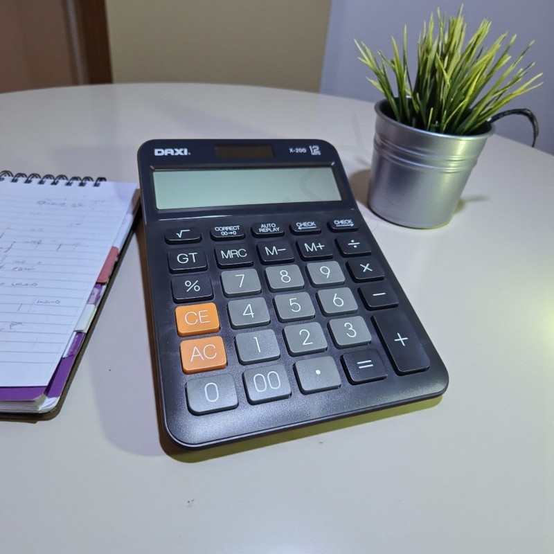 Daxi X-200 Hesap Makinesi Siyah