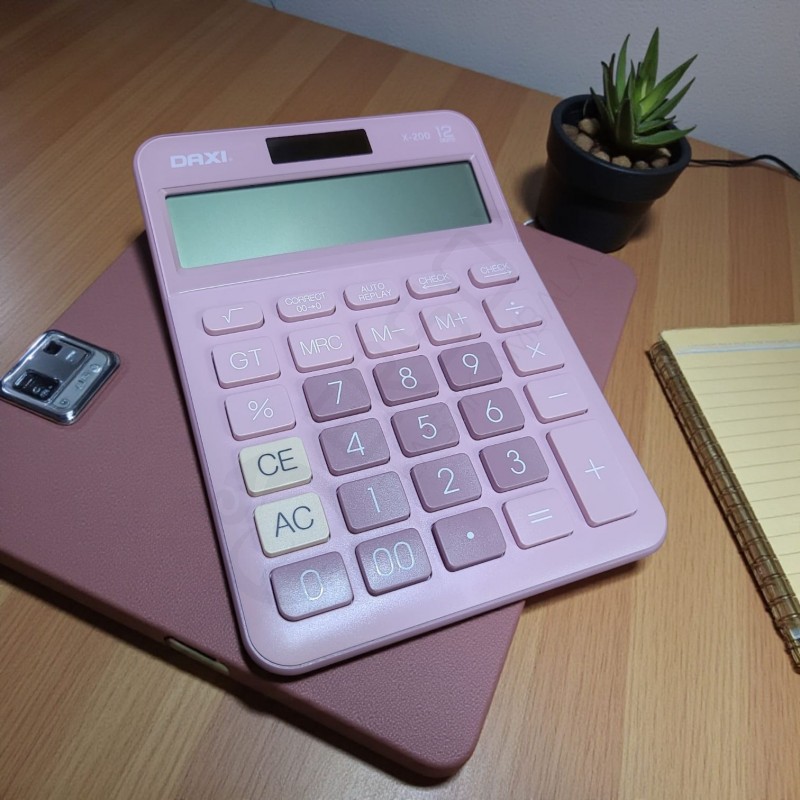 Daxi X-200 Hesap Makinesi Pembe Daxi X-200 Hesap Makinesi Pembe