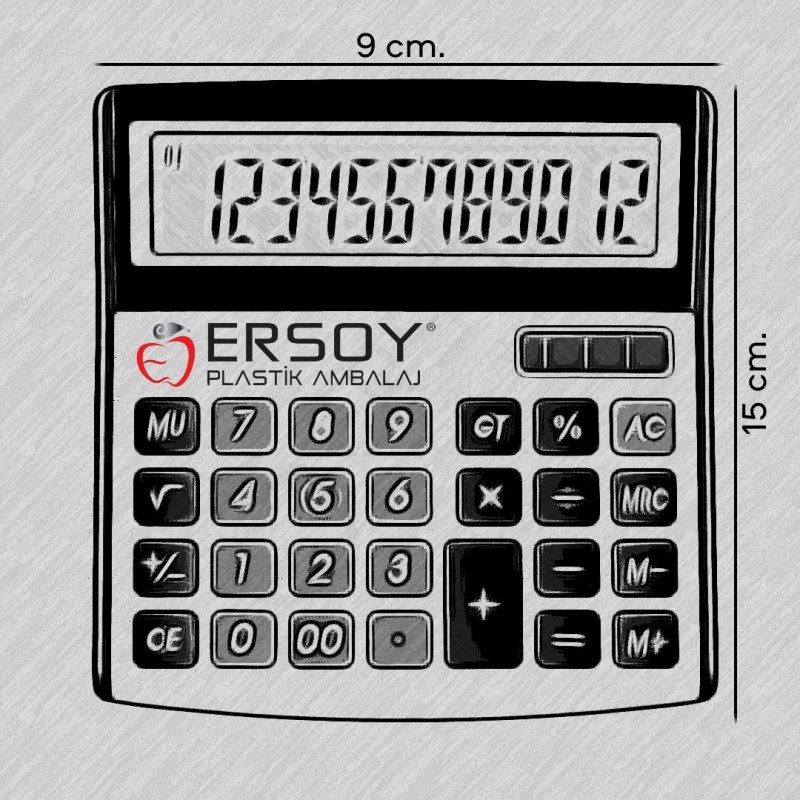 Daxi X-150 G Hesap Makinesi Gri