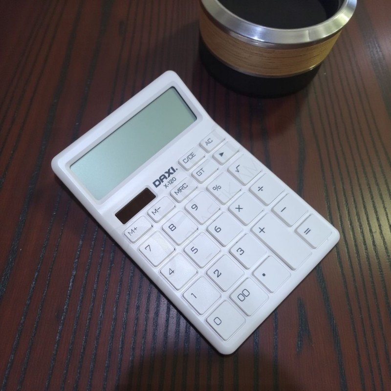 Daxi X-120 B Hesap Makinesi Beyaz
