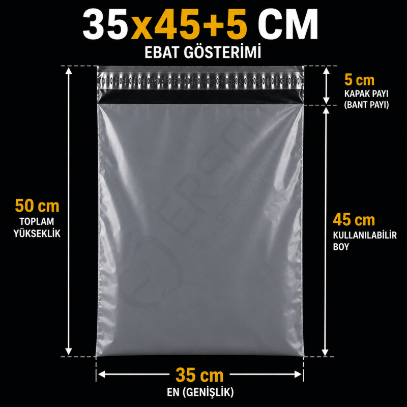 35x50 Kargo Poşeti Buzlu 1.000 Adet