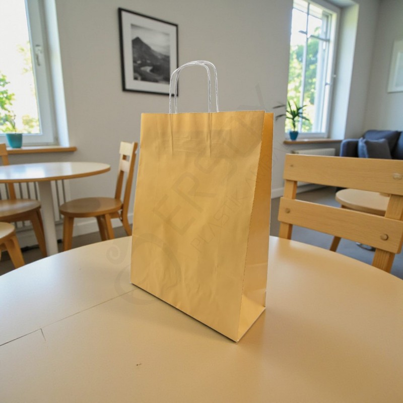 31*41+12 Kağıt Çanta Gold Renk