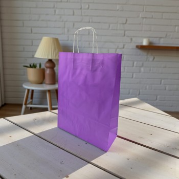 31*41+12 Kağıt Çanta Lila Renk