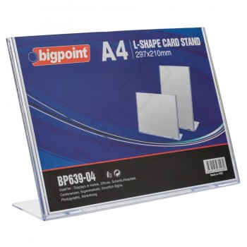 297x210 mm A4 Kart Standı